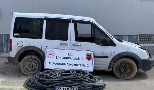Çalınan elektrik kabloları bulundu