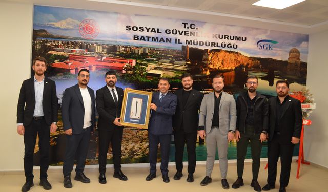 Genç ASKON'dan SGK İl Müdürü Gümüş’e Ziyaret