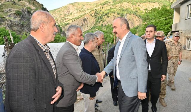 Vali Canalp’ten Sason’a Yakın Takip