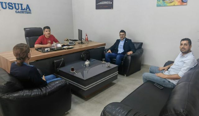 Üni-Per-Sen Batman Temsilciliğinden Gazetemize Ziyaret