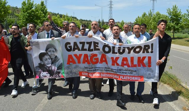 Siirt'te "Gazze İçin İntifada" programı yoğun katılımla gerçekleşti