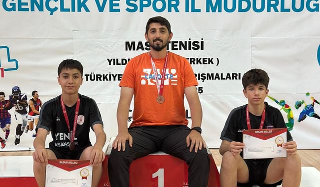 Fatih Ortaokulu Öğrencilerinden Türkiye Üçüncülüğü Başarısı