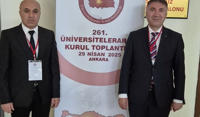 REKTÖR DEMİR, ÜNİVERSİTELERARASI KURUL TOPLANTISINA KATILDI