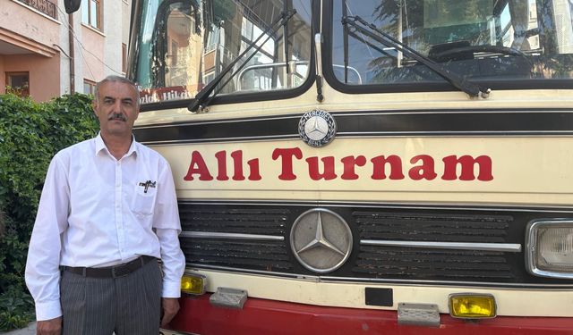 1985 model otobüsü 'Allı Turnam' ile 3 yıldır Anadolu'yu geziyor