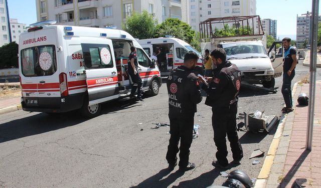 Diyarbakır'da trafik kazası: 2 yaralı