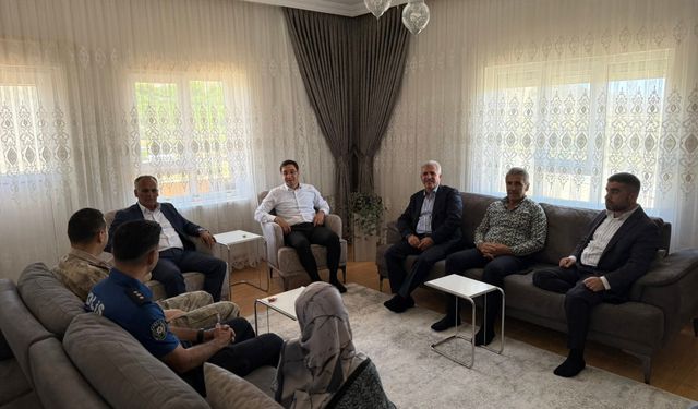 Şehit Ailelerine Vefa: Gercüş'te Anlamlı Ziyaret