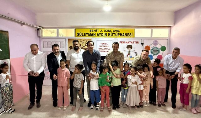 Gercüş’te Şehit J.Uzm.Çvş. Süleyman Aydın Kütüphanesi Açıldı