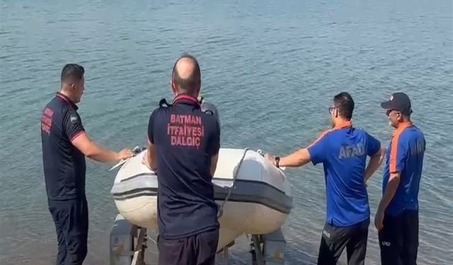 Malabadi Baraj gölünde insan bedenine benzetilen cisim duba çıktı