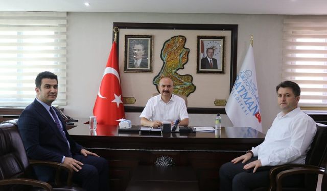 Tapu ve Kadastro 7.Bölge Müdürü Gökhan Taner, Vali Canalp'ı ziyaret etti