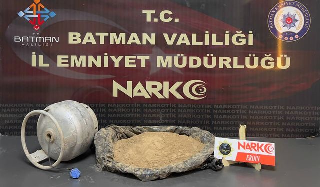 Batman'da 2 Kilo 900 Gram Eroinle Yakalanan Şüpheli Tutuklandı
