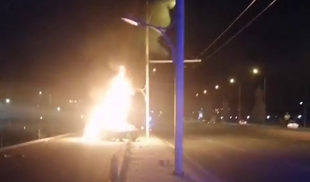 Elektrikli otomobil kaza sonrası alev aldı: 2 kişi yanarak hayatını kaybetti