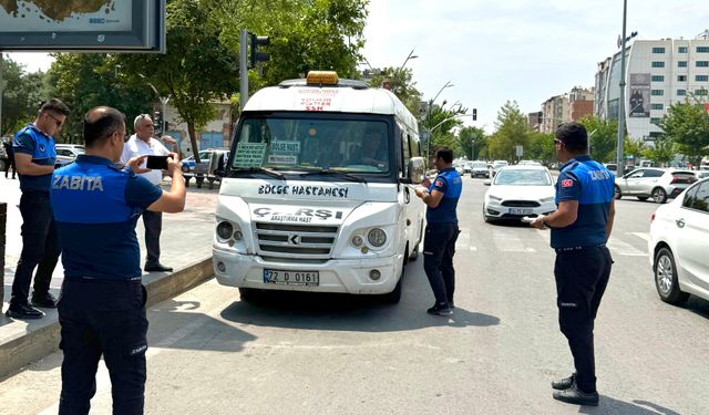 Batman’da Toplu Taşımaya Klima Denetimi: 53 Minibüse Ceza!