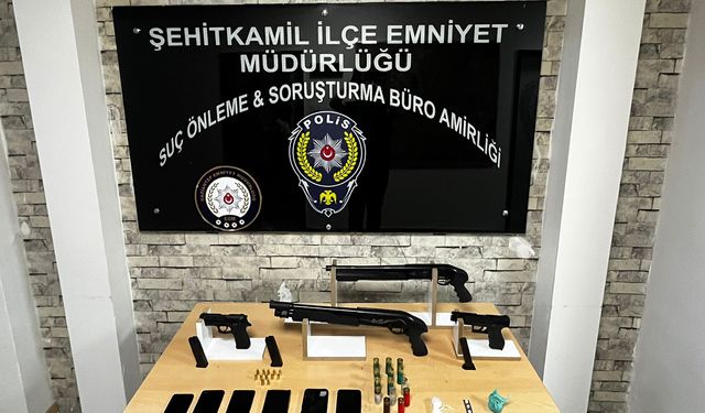 Ruhsatsız silah operasyonu: 7 gözaltı