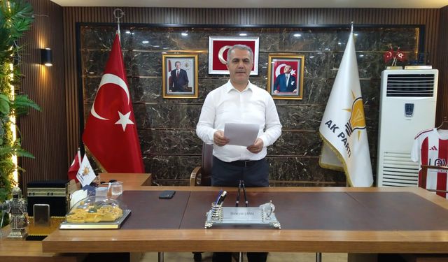 AK Parti Batman İl Başkanı Şansi'den "Terörsüz Türkiye Projesi"ne Tam Destek