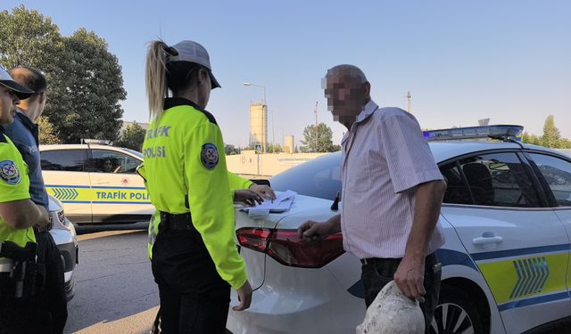 Alkollü motosiklet sürücüsüne 20 bin TL ceza