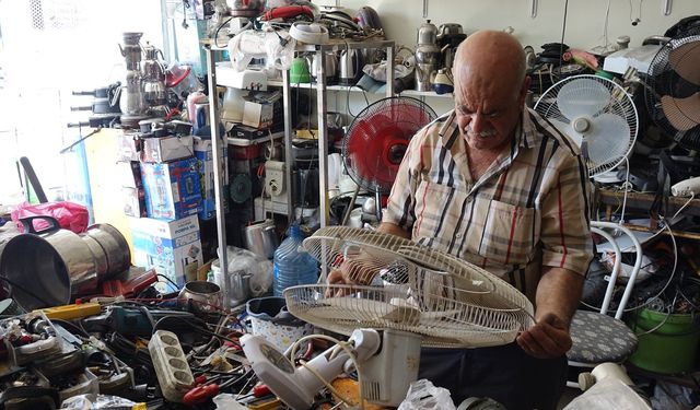 45 yıllık tamir ustası: Geçinemediğim için hâlâ çalışıyorum