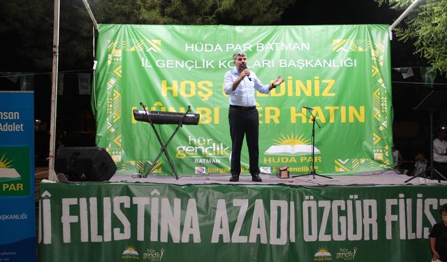 HÜDA PAR Genel Başkan Yardımcısı Dinç: Gazze insanlığın vicdan terazisidir