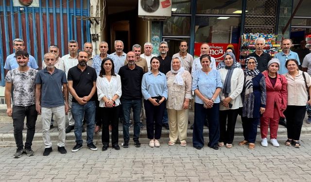 DEM Parti’den Kozluk İlçe Yönetimine Hayırlı Olsun Ziyareti