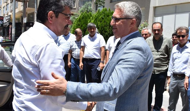 Nasıroğlu ve Başkanlardan İl Milli Eğitim Müdürü Ciğer’e Ziyaret