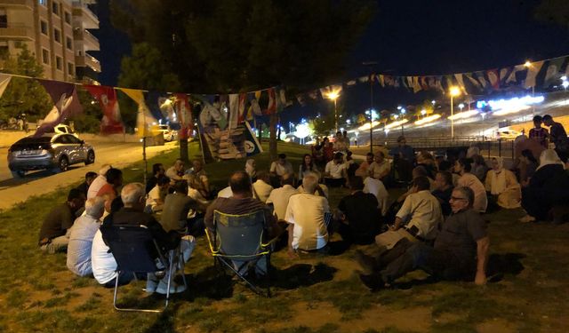 DEM Partililerden Çamlıtepe Mahallesinde Halk Buluşması