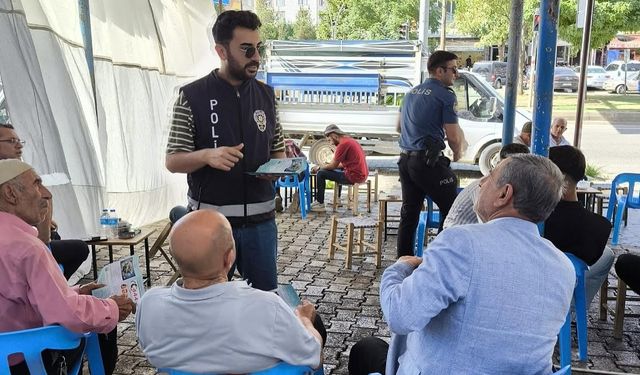 Kozluk Emniyetinden Dolandırıcılıkla Mücadeleye Yönelik Bilgilendirme Çalışması
