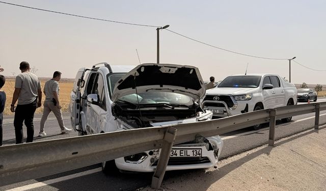 Mardin’de iki araç çarpıştı: 5 yaralı