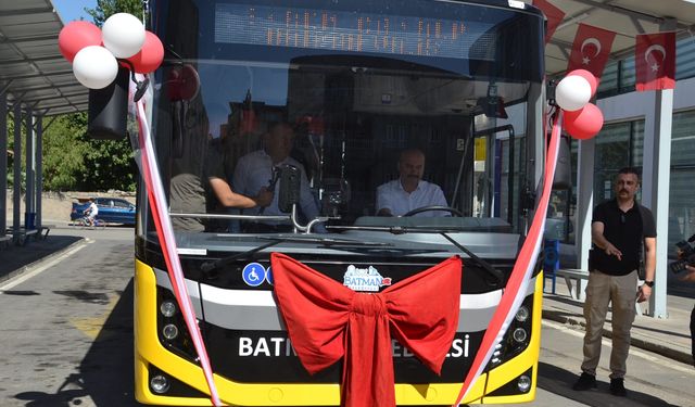 “3 YENİ KÖRÜKLÜ OTOBÜS BATMANLILARA HAYIRLI OLSUN”