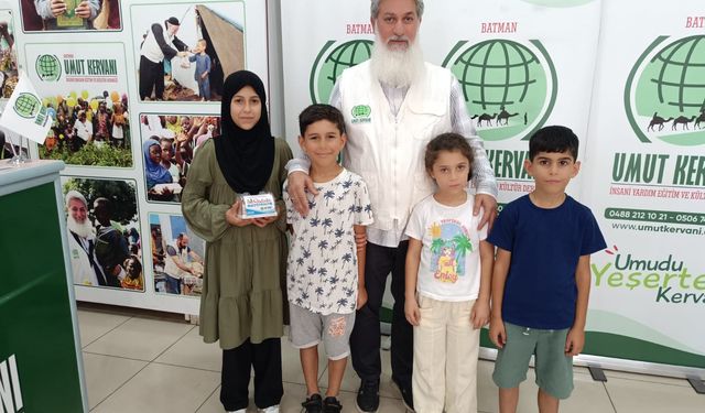 Batmanlı Miniklerden Gazze’ye Anlamlı Destek