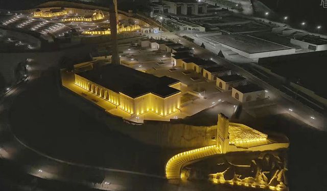 Hasankeyf'te Arkeopark ve Şaab Vadisi Işıklandırıldı