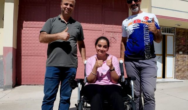 Akülü tekerlekli sandalye hayali de gerçek oldu