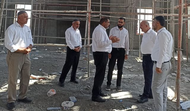 Müftü Durmuş’tan Kozluk’ta Cami İnşaatına Ziyaret