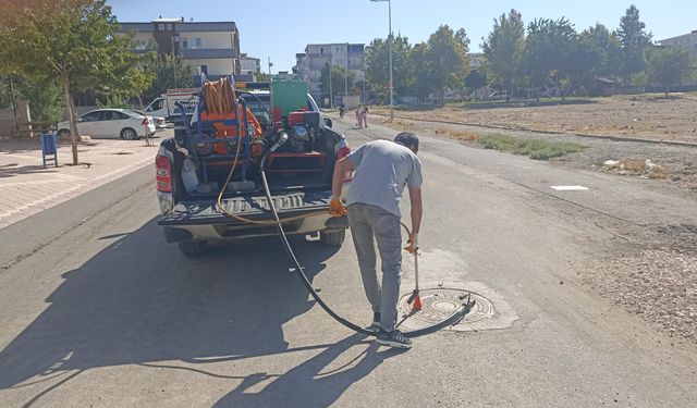 İLAÇLAMA ÇALIŞMALARI DEVAM EDİYOR