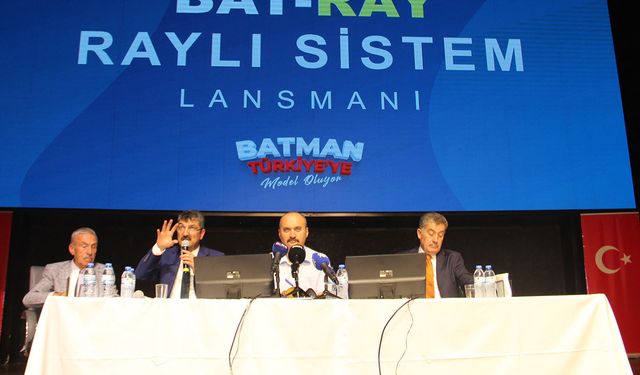 Raylı Sistem Projesinin Adı “Bat-Ray” Oldu