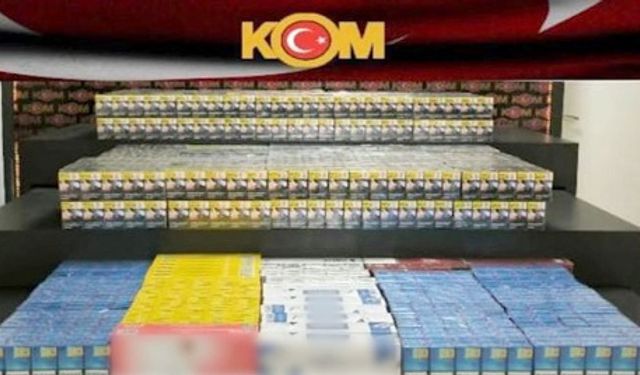 Batman'da Kaçak Sigara Ele Geçirildi!