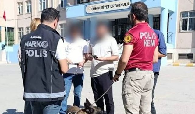 Batman'da Okul Çevrelerinde Narkoalan Uygulaması