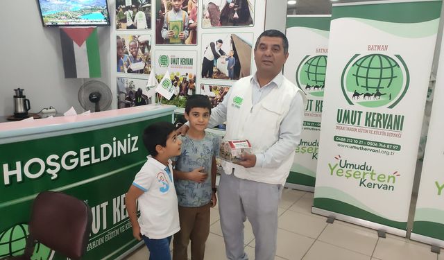 Minik Kalplerden Gazze’ye Umut Işığı