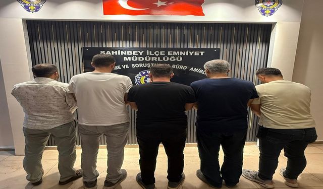 Ruhsatsız silah operasyonu: 5 gözaltı