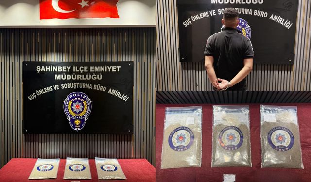 3 kilo metamfetamin ele geçirildi