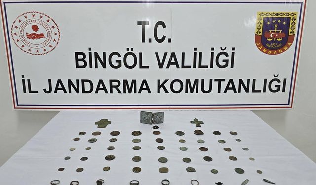 Tarihi eser operasyonu: 58 parça eser ele geçirildi