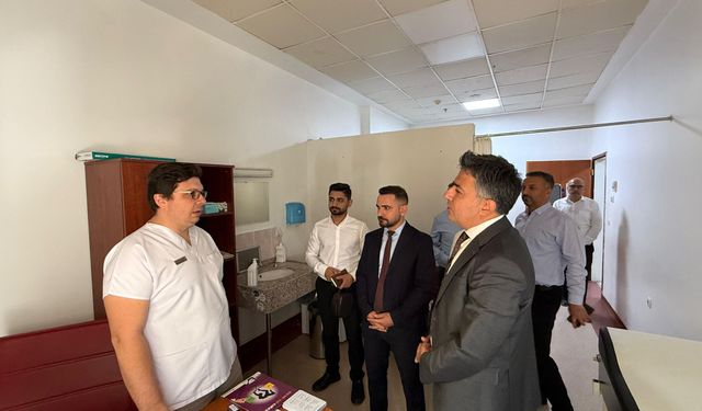 Kozluk Devlet Hastanesinde Denetim yapıldı