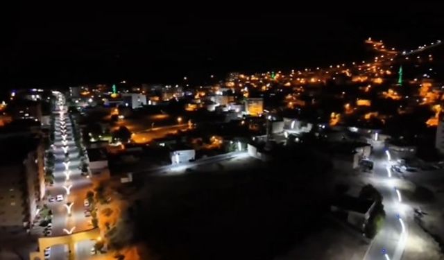 Gercüş Kırkat Yolu Modern Aydınlatmayla Güvenli Hale Geldi