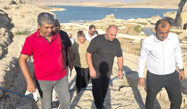 Kültür ve Turizm Başkanlığı Hasankeyf'i ziyaret etti