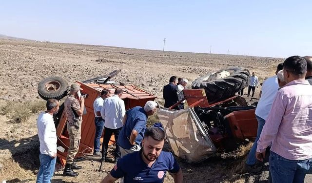 Şırnak’ta traktör devrildi: 1 ölü, 2 yaralı