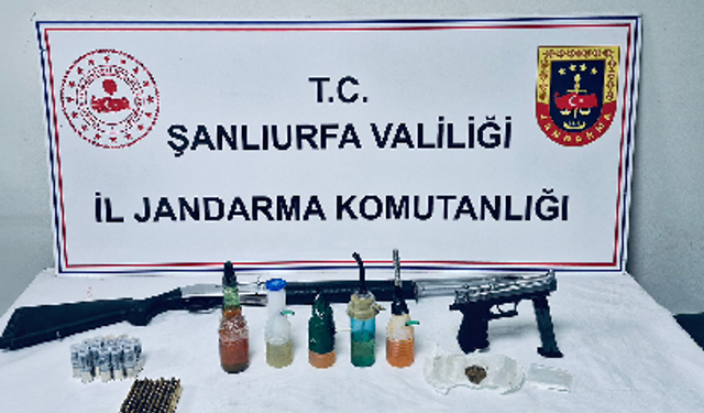 Silah ve uyuşturucu operasyonu: 8 gözaltı