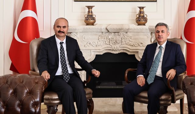Vali Canalp, İzmir Valisi Elban’ı Ziyaret Etti