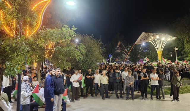 Batman’dan Sumud’a Destek, İsrail’e Lanet