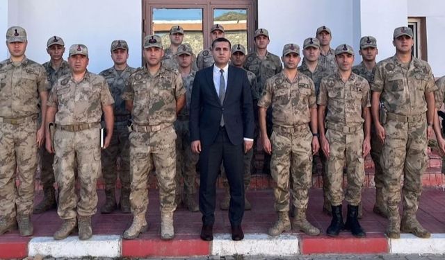 Kaymakam Böçkün'den Gümüşörgü Karakolu'na Ziyaret