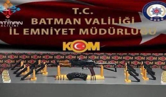Batman’da Silah Kaçakçılığı Operasyonu: 1 Tutuklama