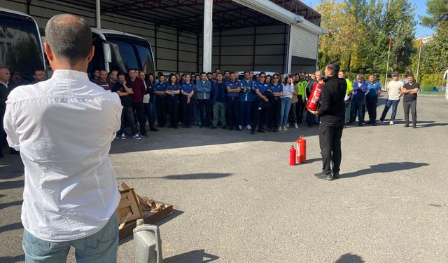 Emniyet personeline yönelik tatbikat