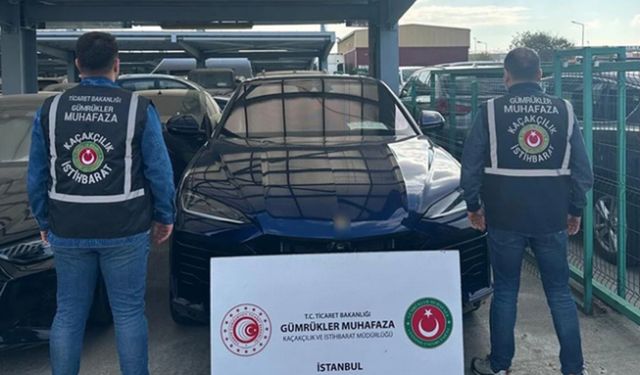 Piyasa değerleri dudak uçuklatan 10 araca el konuldu